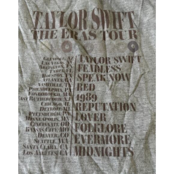 Taylor Swift The Eras Tour Double Sided Graphic Shirt & Cup Youth Size XL Warhol - Picture 4 of 13